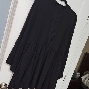 Torrid Black Lace Detail Top